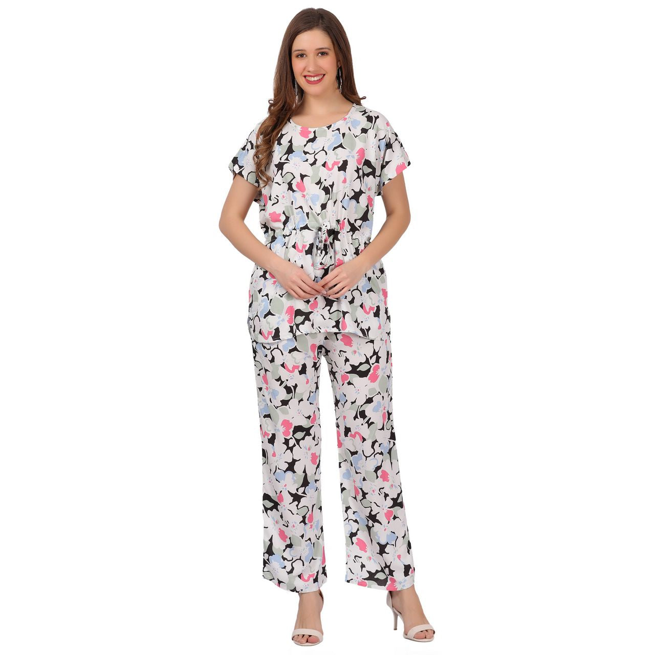 Top and Pajama Set – Multi Color